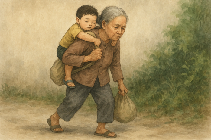 Gánh nặng tuổi già - Ảnh 1.