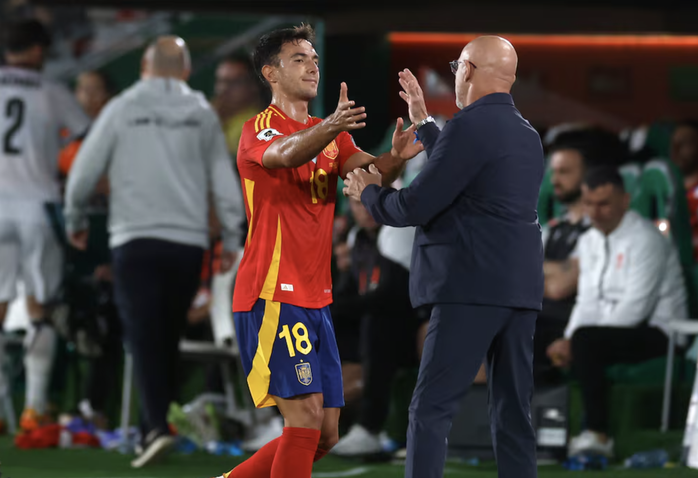 Thắng nhàn nhã Georgia, Tây Ban Nha tăng tốc giành vé World Cup - Ảnh 5.