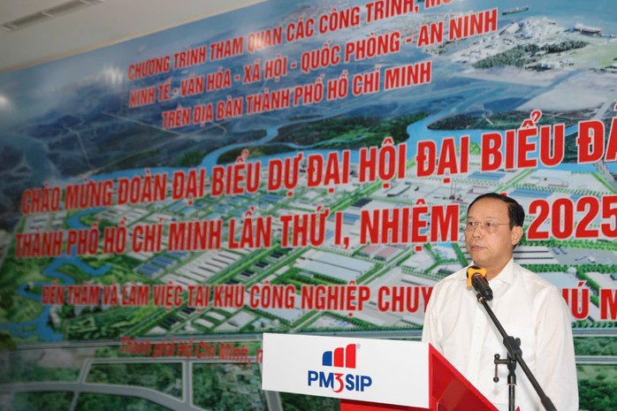 Đoàn Đại biểu dự Đại hội Đảng bộ TP HCM làm việc tại Cảng Gemalink và KCN chuyên sâu Phú Mỹ 3 - Ảnh 5.
