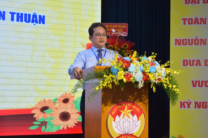 Đại hội MTTQ Việt Nam phường Tân Thuận (TP HCM) lần thứ I, nhiệm kỳ 2025 - 2030 - Ảnh 3.