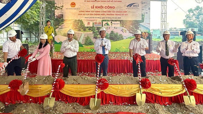 TP HCM: Khởi công Công viên Tân Chánh Hiệp - Lá phổi xanh mới khu Tây Bắc - Ảnh 1.