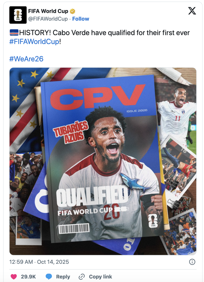 Cape Verde viết nên trang sử mới tại World Cup 2026 - Ảnh 3.