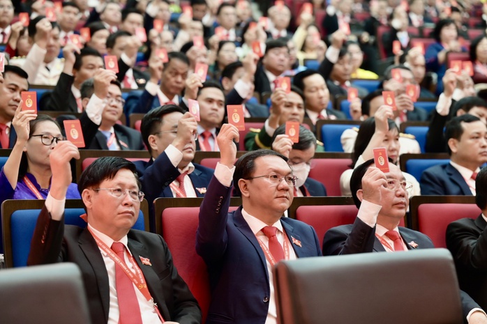 Sáng nay, Đại hội Đại biểu Đảng bộ TP HCM lần thứ I nhiệm kỳ 2025- 2030 tiến hành phiên trù bị - Ảnh 6.