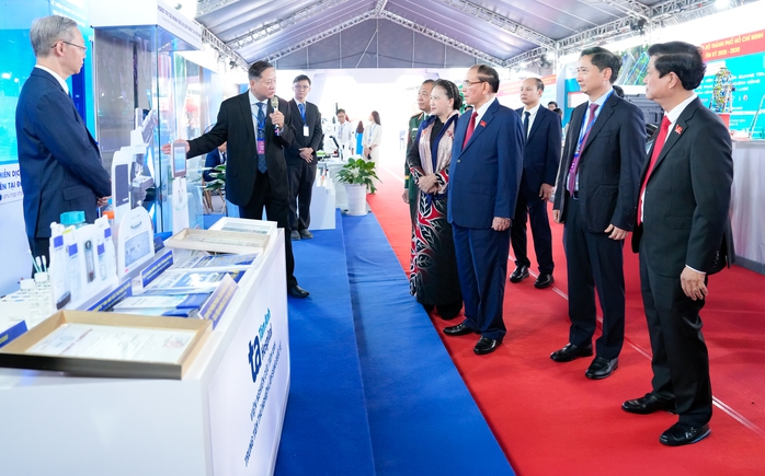 Bệnh viện T&acirc;m Anh mang d&agrave;n c&ocirc;ng nghệ &ldquo;khủng&rdquo; tham gia Triển l&atilde;m C&ocirc;ng nghệ Chiến lược quốc gia - Ảnh 1.