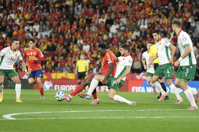 Tây Ban Nha thắng đậm Bulgaria 4-0, áp sát vòng chung kết World Cup 2026 - Ảnh 1.