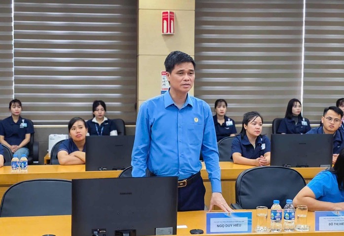 Tổng Liên đoàn lao động Việt Nam thăm hỏi , hỗ trợ người lao động tại Thái Nguyên - Ảnh 2. Tổng Liên đoàn lao động Việt Nam thăm hỏi , hỗ trợ người lao động tại Thái Nguyên - Ảnh 2.