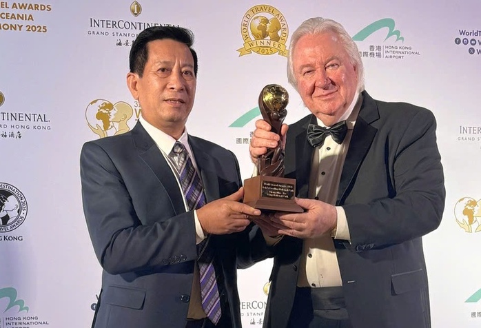 Phong Nha - Kẻ Bàng giành cú đúp giải thưởng du lịch Thế giới 2025 - Ảnh 1. Phong Nha - Kẻ Bàng giành cú đúp giải thưởng du lịch Thế giới 2025 - Ảnh 1.