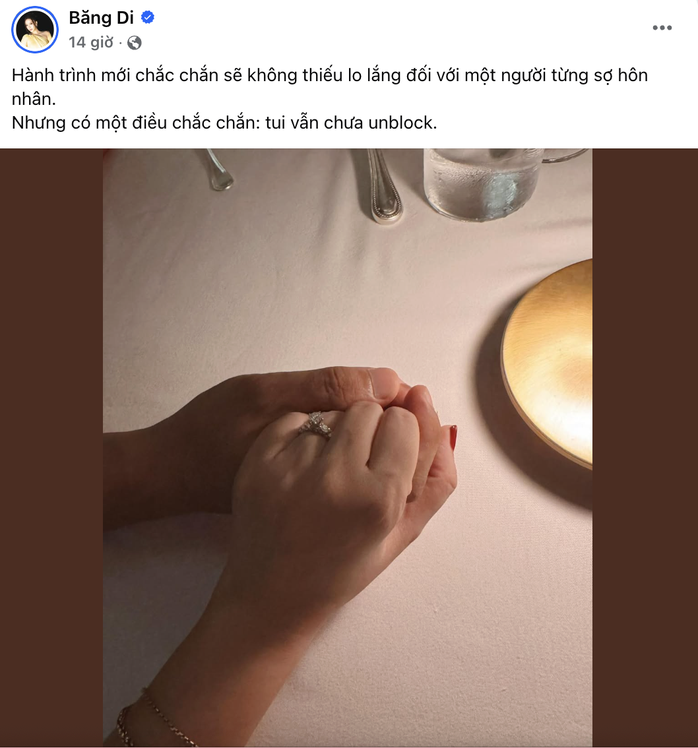 Băng Di được bạn trai Việt kiều cầu hôn - Ảnh 1.