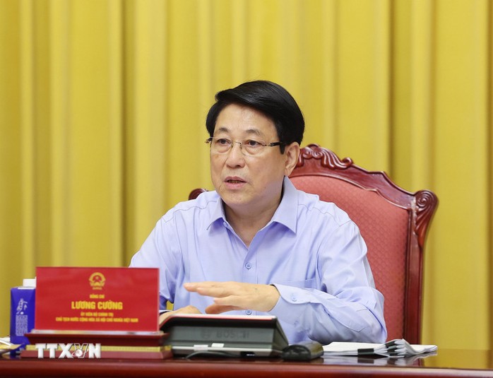 Chủ tịch nước Lương Cường đảm bảo Lễ mở ký Công ước Hà Nội diễn ra thành công - Ảnh 1. Chủ tịch nước Lương Cường đảm bảo Lễ mở ký Công ước Hà Nội diễn ra thành công - Ảnh 1.