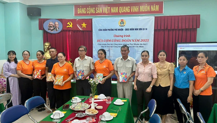 Công đoàn phường Phú Nhuận: Góp phần ổn định quan hệ lao động - Ảnh 1.