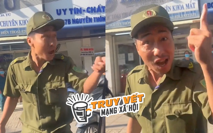 Sự thật về người trang phục dân quân tự vệ lớn tiếng tại Bệnh viện Mắt TP HCM - Ảnh 1.