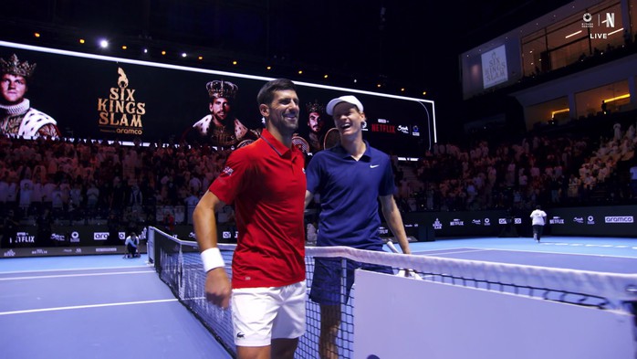 Sinner "hủy diệt" Djokovic, vào chung kết giải đấu triệu đô tại Riyadh - Ảnh 1.