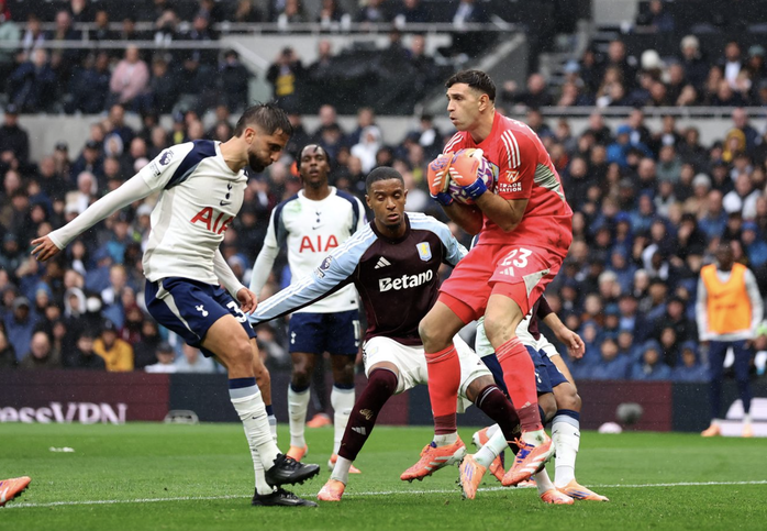 Thua ngược Aston Villa tại sân nhà, Tottenham lỗi hẹn ngôi nhì bảng - Ảnh 2.