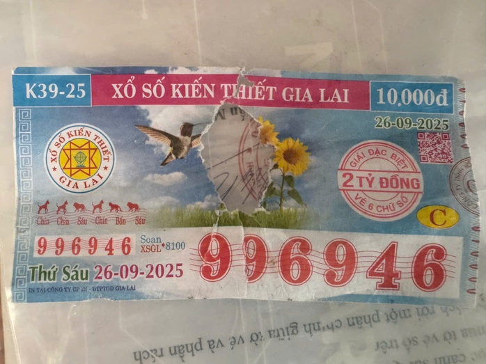 Tìm hướng xử lý tờ vé số trúng độc đắc bị rách - Ảnh 2.