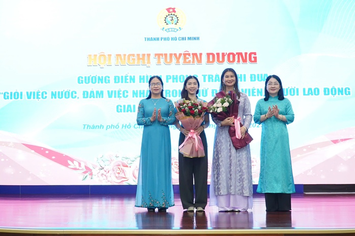 LĐLĐ TP HCM vinh danh 145 nữ CNVC-LĐ "Giỏi việc nước, Đảm việc nhà" - Ảnh 1.