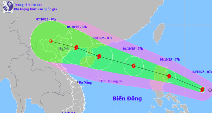 Áp thấp nhiệt đới mạnh lên thành bão Matmo hướng vào Biển Đông, gió giật cấp 10 - Ảnh 1.