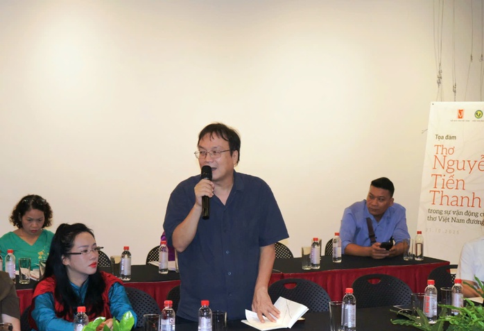 Thơ Nguyễn Tiến Thanh là tiếng nói đặc biệt - Ảnh 5.