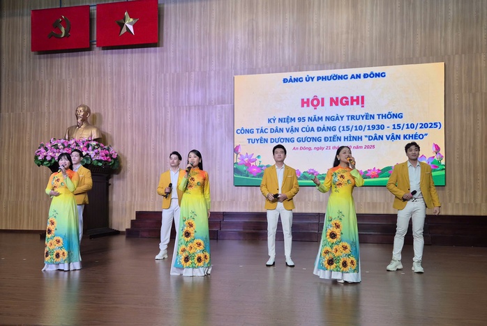Phường An Đông tuyên dương 95 gương điển hình "Dân vận khéo" - Ảnh 1.