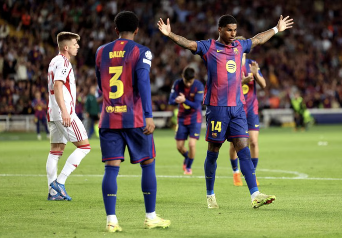 Fermin Lopez lập hat-trick, Barcelona chạy đà ấn tượng trước "El Clasico" - Ảnh 5.