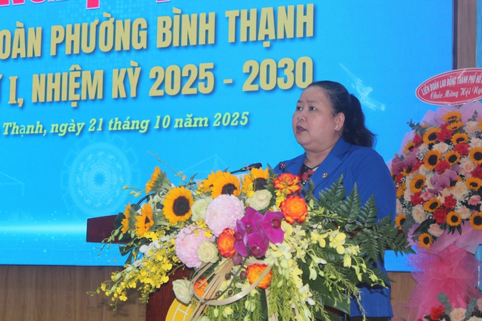 Công đoàn phường Bình Thạnh đặt mục tiêu phát triển 1.200 đoàn viên trong 5 năm tới - Ảnh 2.