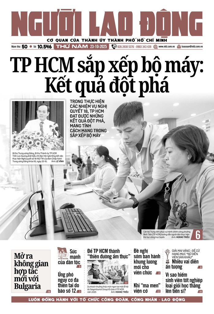 Báo in ngày 23-10: Khi "ma men" viện cớ - Ảnh 1.