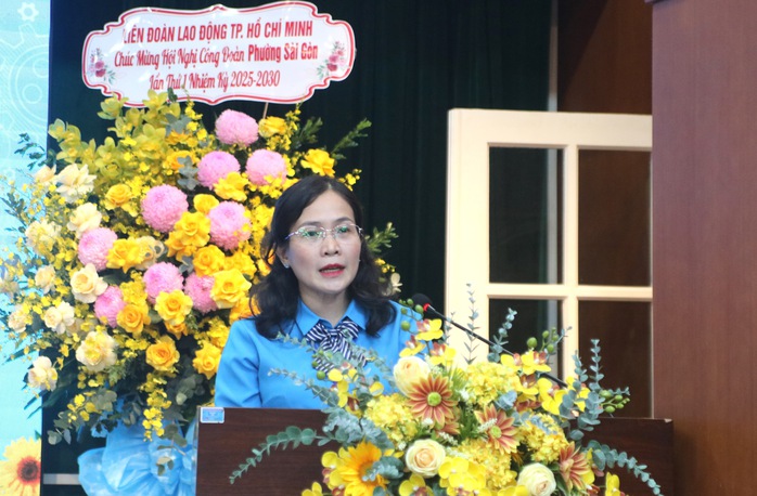TP HCM: Bà Hồ Như Cát Tường làm Chủ tịch Công đoàn phường Sài Gòn - Ảnh 3.