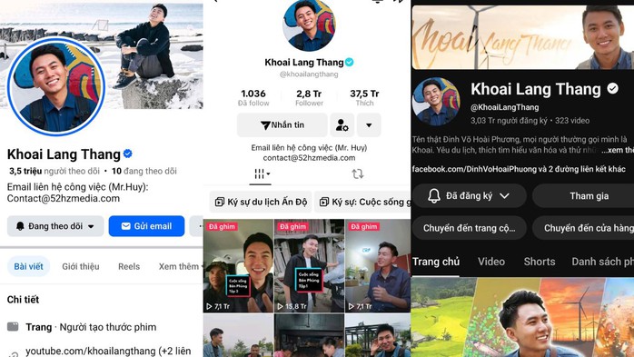 Youtuber Khoai Lang Thang đau đầu vì bị sử dụng hình ảnh đi lừa đảo - Ảnh 2.