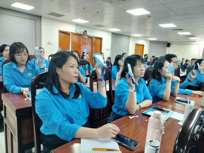 Bà Nguyễn Thị Mỹ Hương làm Chủ tịch Công đoàn phường Xuân Hòa, TP HCM - Ảnh 3.
