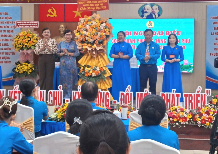 Hội nghị Công đoàn phường Tăng Nhơn Phú - Ảnh 2.