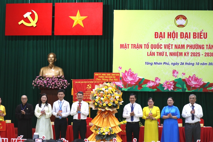 Ông Nguyễn Thanh Bình giữ chức Chủ tịch Ủy ban MTTQ Việt Nam phường Tăng Nhơn Phú - Ảnh 2.