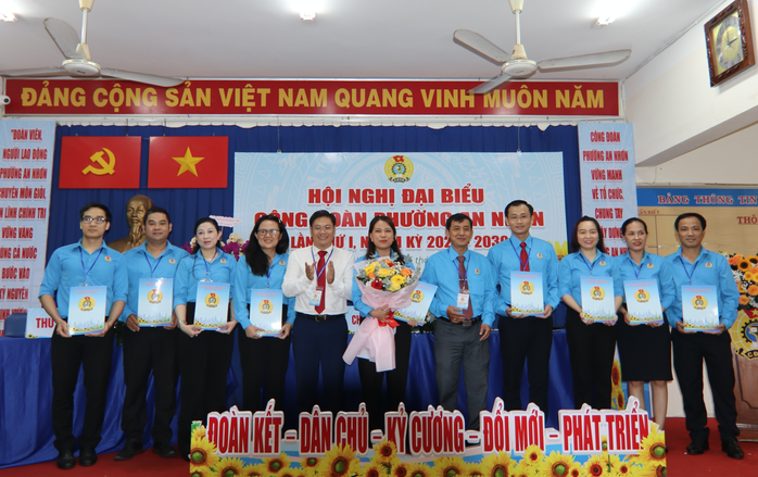 Công đoàn phường An Nhơn hướng đến 6 mục tiêu vì người lao động - Ảnh 3.