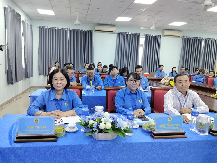 Công đoàn phường Phú Lâm tổ chức thành công hội nghị đại biểu Công đoàn lần thứ I - Ảnh 1.