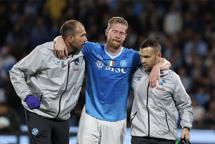 Kevin de Bruyne lại nghỉ thi đấu dài hạn, Napoli sốc nặng - Ảnh 3.