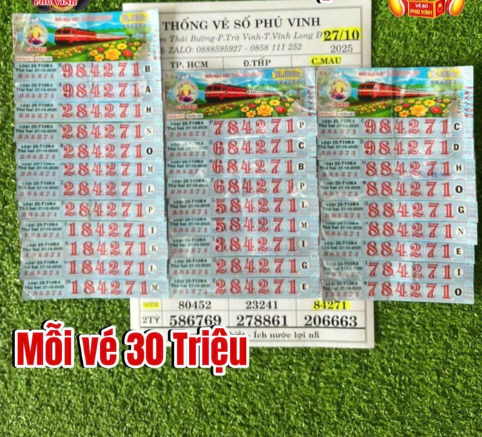 Xổ số miền Nam: 3 người ở Vĩnh Long trúng thưởng 30 tờ vé số Cà Mau - Ảnh 1.