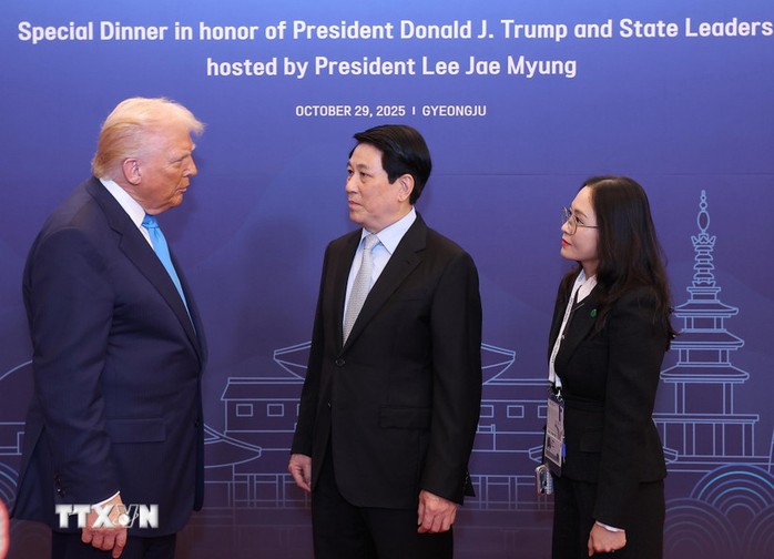 Gặp Chủ tịch nước Lương Cường, Tổng thống Mỹ Donald Trump hứa thu xếp thời gian thăm Việt Nam - Ảnh 1.