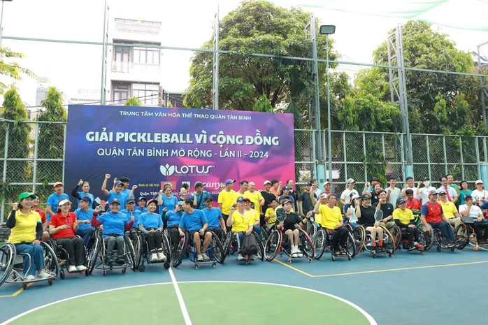 Truyền lửa đam mê pickleball cho người khuyết tật   - Ảnh 1.