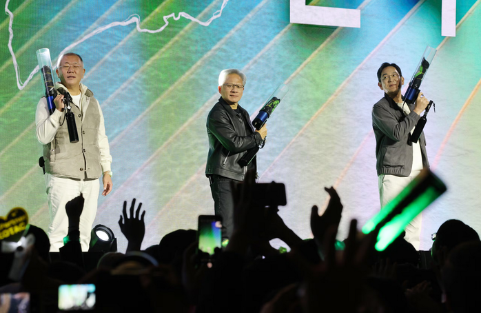 Jensen Huang ăn tối 'gà bia' cùng lãnh đạo Samsung và Hyundai - Ảnh 5.