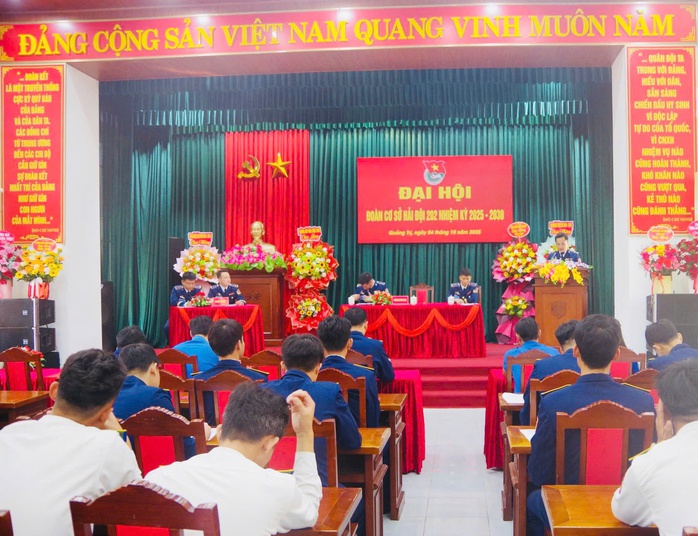 Đoàn cơ sở Hải đội 202 tổ chức đại hội nhiệm kỳ 2025-2030 - Ảnh 1.