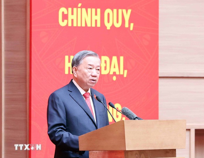 Phát biểu của Tổng Bí thư Tô Lâm tại Đại hội Đảng bộ Công an Trung ương lần thứ VIII - Ảnh 1.