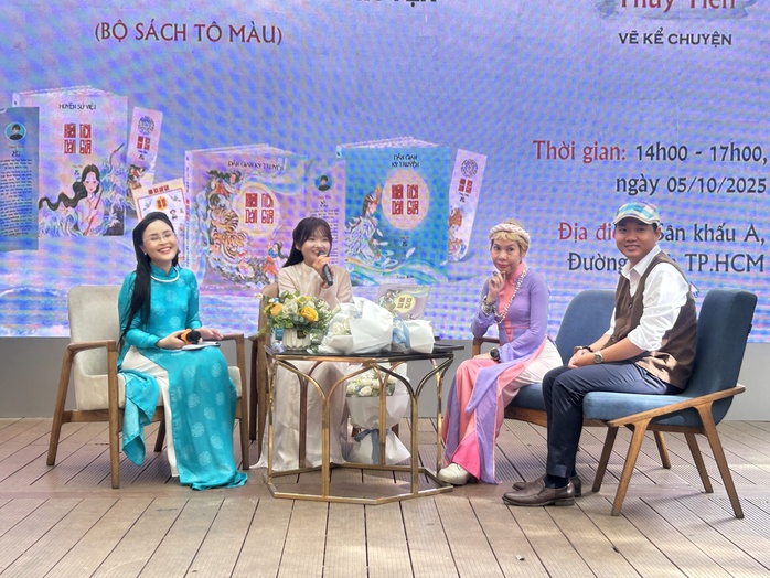 Bộ sách tô màu khiến giới trẻ “mê” văn hóa dân gian - Ảnh 1.