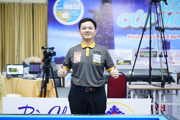 Bao Phương Vinh lần đầu đăng quang carom ba băng HBSF Tour - Ảnh 1.