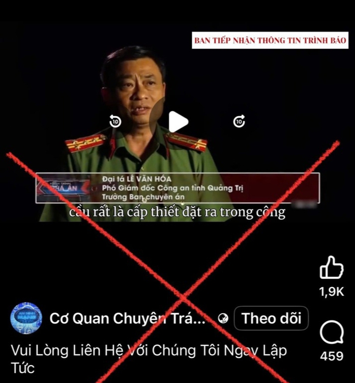 Sự thật trang fanpage xưng là “cơ quan chuyên trách của Bộ Công an", giúp lấy lại tiền bị lừa - Ảnh 1.