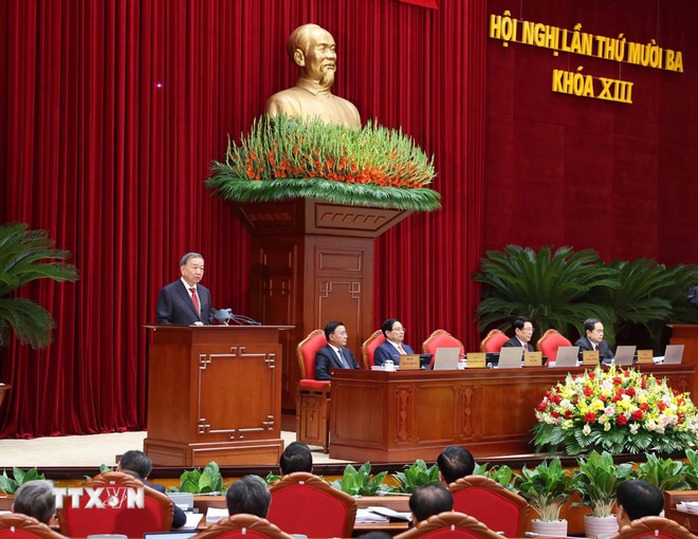 Tổng Bí thư Tô Lâm: Trong giai đoạn cách mạng mới hiện nay rất chú trọng yếu tố "đức-sức-tài" - Ảnh 1.