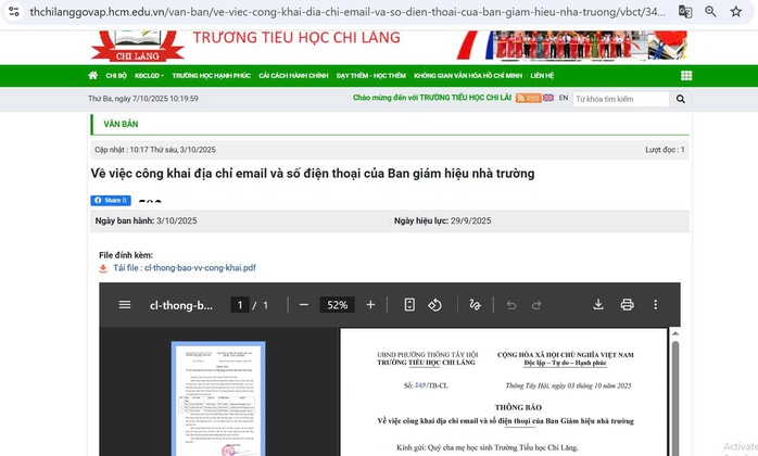 Hiệu trưởng lên tiếng về những tin nhắn giáo viên của trường vận động phụ huynh đóng góp - Ảnh 2.