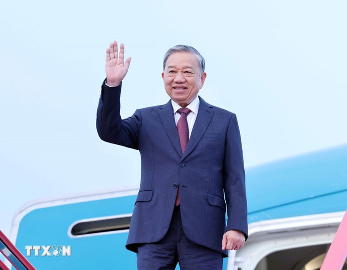 Tổng Bí thư Tô Lâm đến Bình Nhưỡng, bắt đầu thăm cấp Nhà nước tới Triều Tiên - Ảnh 1.