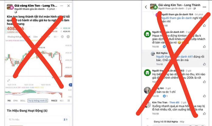 Xử phạt kẻ lập nhóm Facebook đăng tin sai sự thật về tiệm vàng - Ảnh 1. Xử phạt kẻ lập nhóm Facebook đăng tin sai sự thật về tiệm vàng - Ảnh 1.