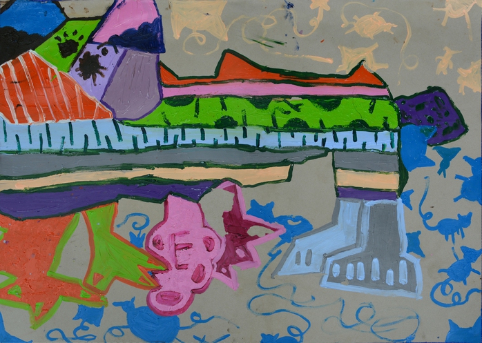 Họa sĩ nhí 14 tuổi làm triển lãm  - Ảnh 7.