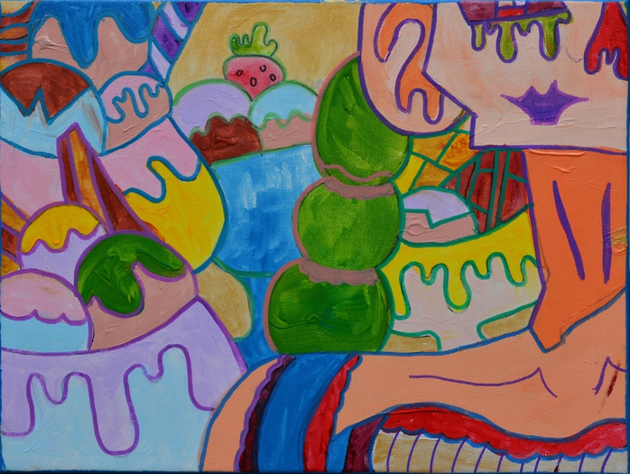 Họa sĩ nhí 14 tuổi làm triển lãm  - Ảnh 12.