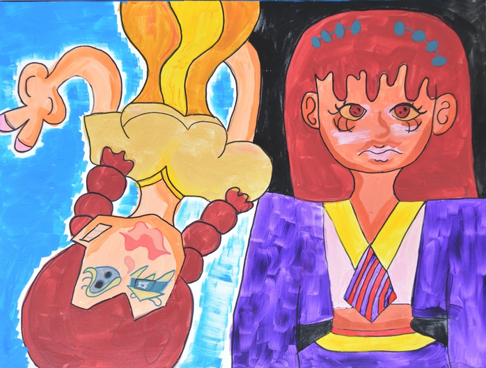 Họa sĩ nhí 14 tuổi làm triển lãm  - Ảnh 6.