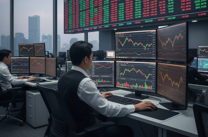 Doanh nghiệp, cổ đông nội đua nhau gom cổ phiếu khi chứng khoán giảm sâu - Ảnh 1.